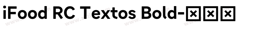 iFood RC Textos Bold字体转换